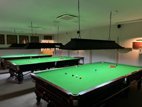 Snooker table pic
