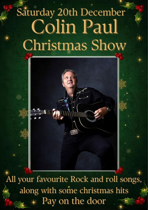 Colin Paul Christmas Show Poster