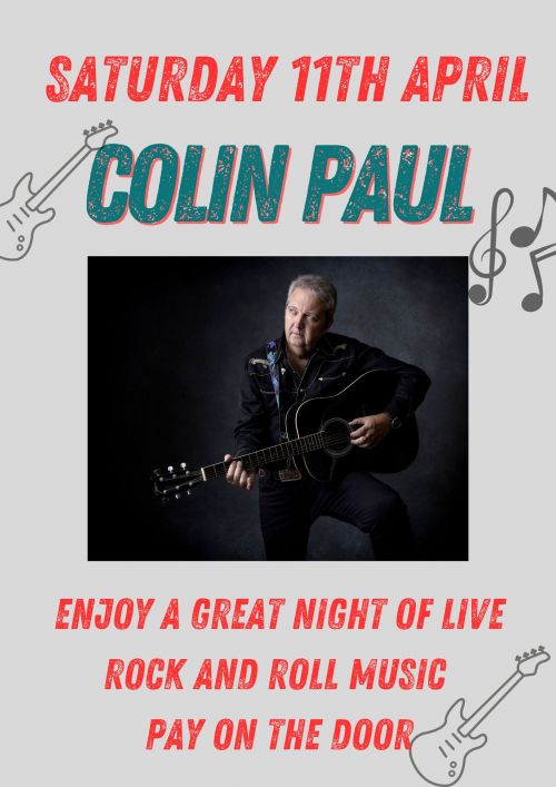 Colin Paul Vintage Rock Concert Design