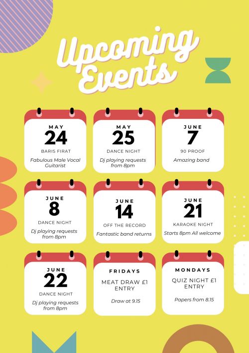 Colorful Geometric Upcoming Events Poster (1)