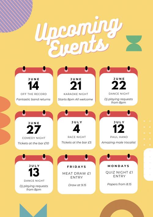 Colorful Geometric Upcoming Events Poster (2)