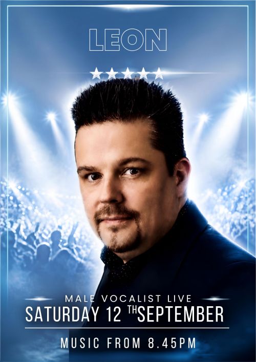 Leon Live Male Vocalist Poster