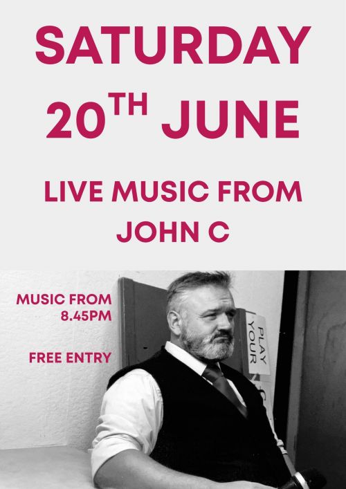 Live Music Poster John C (20 June)