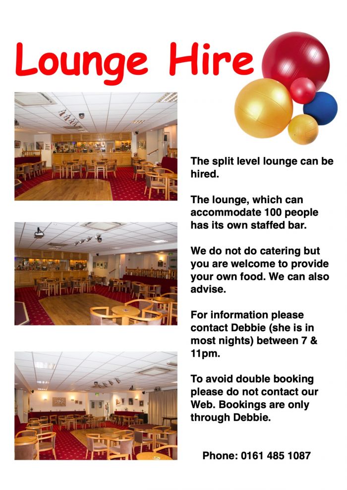 Lounge Hire Details