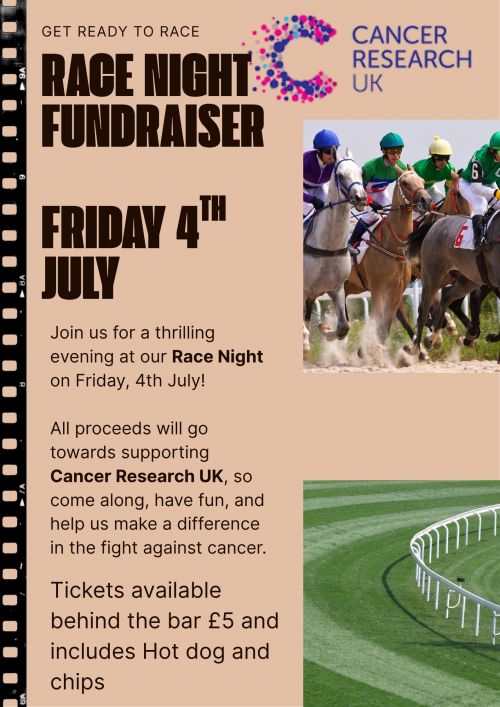 Poster - Race Night Fundraiser (1)