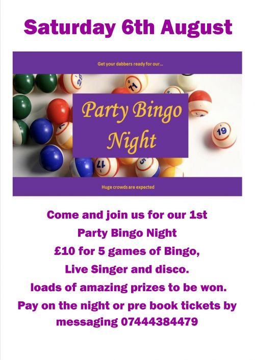 party bingo poster