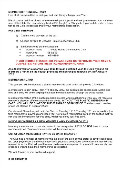 renew membership renew membership